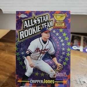 Topps Chrome Chipper Jones Atlanta Braves All-Star Rookie RT3 2000 MLB